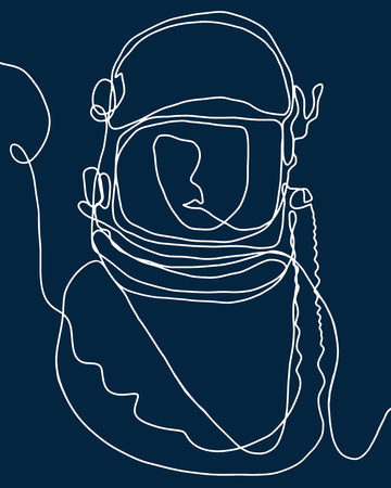 Blue Astronaut
