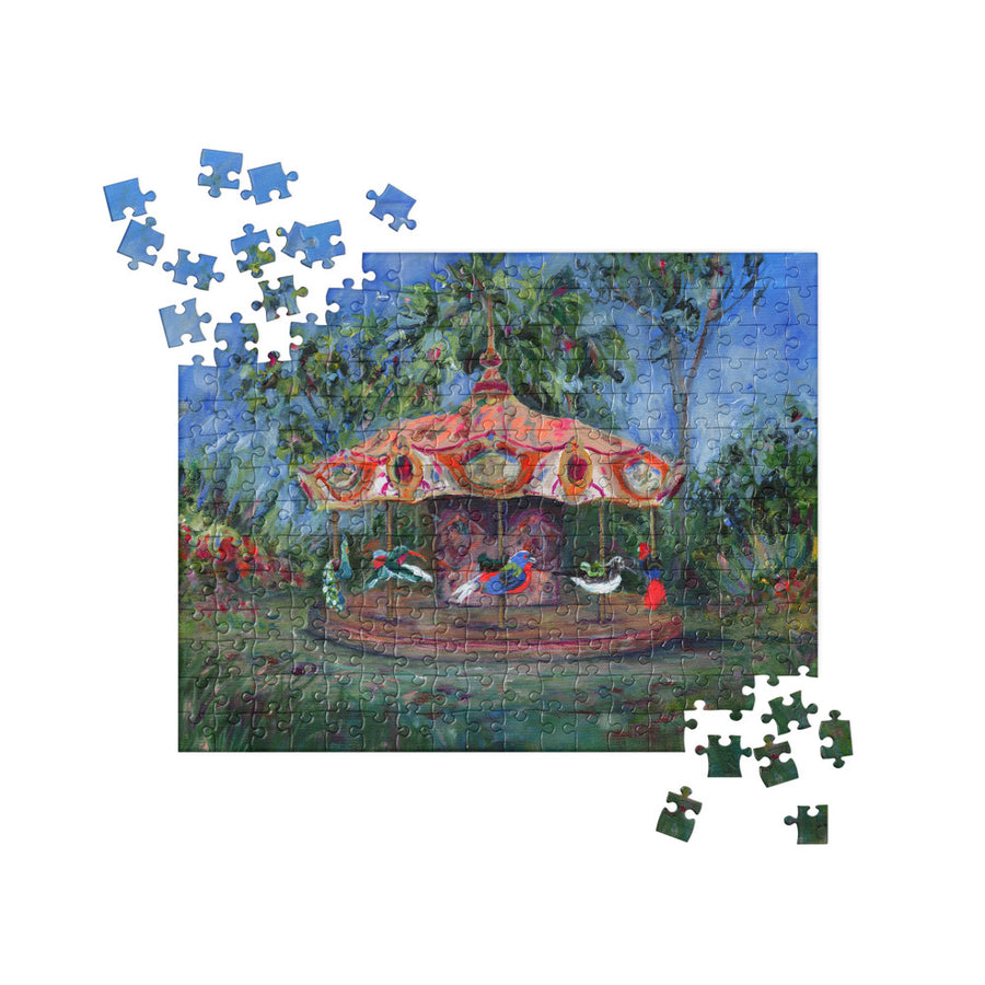 Birdie-Go Round 250 and 500 piece Jigsaw puzzle