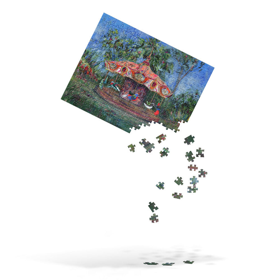 Birdie-Go Round 250 and 500 piece Jigsaw puzzle